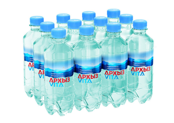 Архыз Вода Минеральная Газированная 330мл. 12шт - купить с доставкой по ...