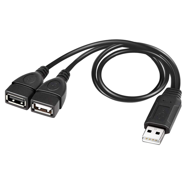 USB 2.0 A "папа" на двойной USB-разъем "мама" Y-разветвитель зарядного ...