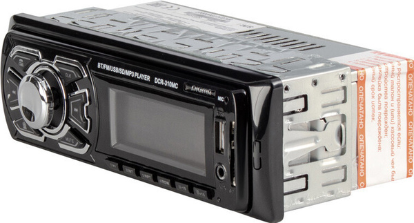 Автомагнитола Digma DCR-310MC1 DIN - купить в интернет-магазине OZON с ...
