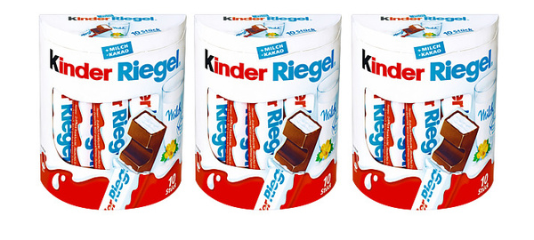 Kinder Riegel 10 Киндер палочки с молочной начинкой, 10 шт x 21 г, 210г ...