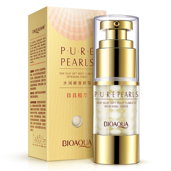 Сыворотка для лица омолаживающая с жемчужной пудрой BIOAQUA Pure Pearls ...