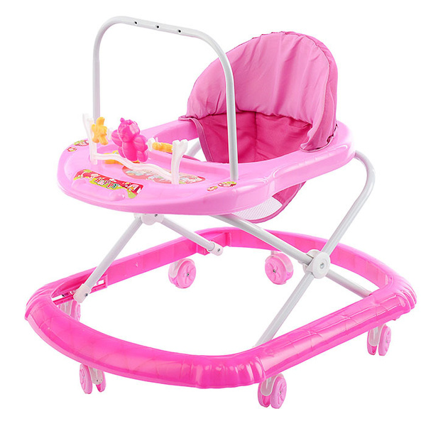 UralToys Ходунки детские, 7 колёс 902-D-1 розовые, в пакете - купить с ...