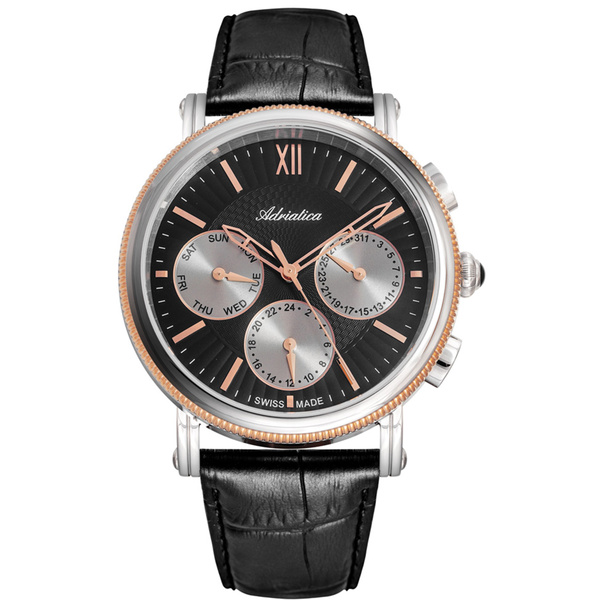Часы наручные мужские Adriatica A8272.R264QF купить на OZON по низкой ...