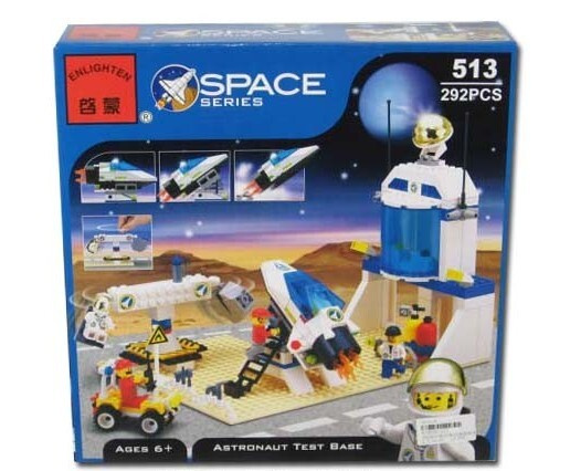 Конструктор BRICK 513 "Космическая станция", лего совместимый, 292 ...