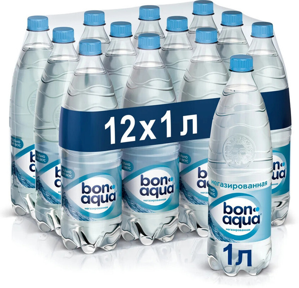 Вода питьевая Бонаква BonAqua, негазированная, 1 л х 12 шт - купить с ...