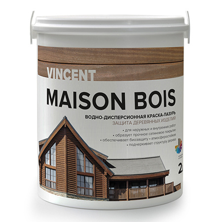 Комплект лакокрасочных материалов VINCENT Maison en Bois /Мезон Буа ...