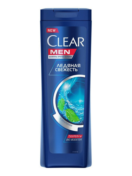 Clear Men Шампунь для мужчин Ледяная свежесть с ментолом, 400 мл ...