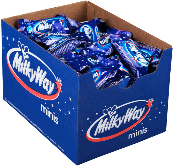 Шоколадные конфеты Milky Way Minis ,2,5 кг - купить с доставкой по ...