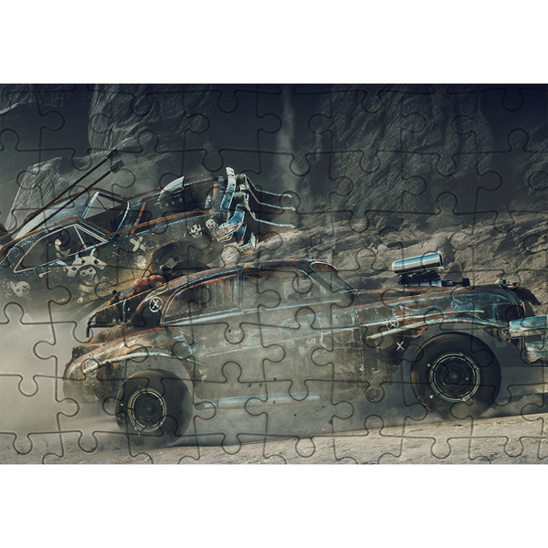 Пазл Картонный 29x20 см Mad Max (Безумный Макс, мэд макс, дорога ярости ...
