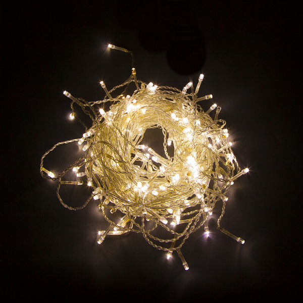 Гирлянда 230V 160 LED 1,5*1,5м, 2700K, IP44 , сетевой шнур 3м в ...