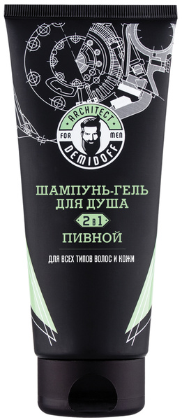 Шампунь гель для душа для всех типов волос и кожи Architect Demidoff ...