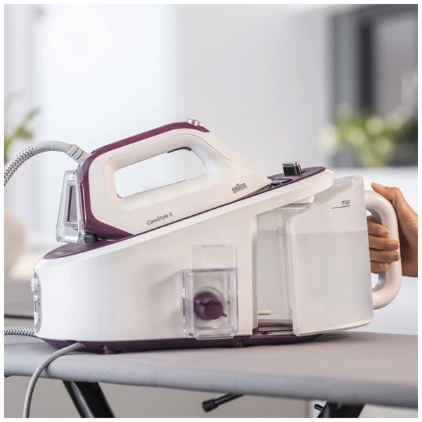 Braun Парогенератор IS5155WH, белый, фиолетовый - купить с доставкой по ...