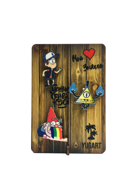 Набор значков Gravity Falls, Значки Гравити Фолз на рюкзак, значок ...