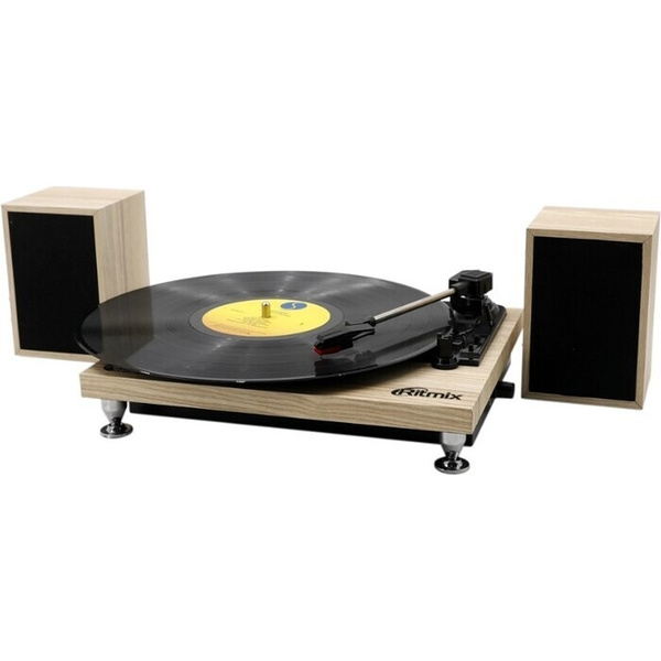 Виниловый проигрыватель Ritmix LP-240 Light wood по низкой цене с ...