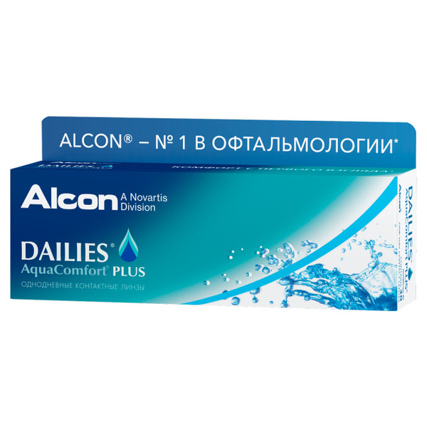 Alcon Контактные линзы, -5.75, 8.7, 1 день - купить с доставкой по ...