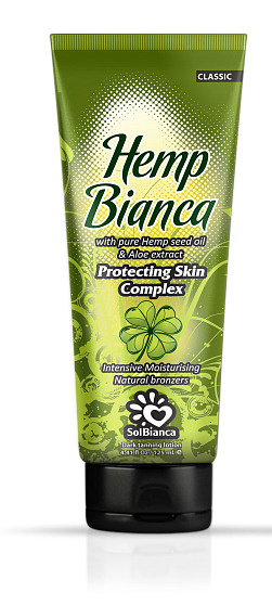 Крем Hemp Bianca с маслом конопли, экстрактом алоэ и бронзаторами 125 ...