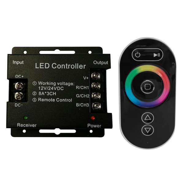 Контроллер RGB Apeyron с пультом 12/24V 04-03(288) - купить с доставкой ...