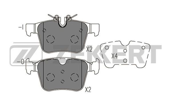 Колодки тормозные Zekkert BS1420 - купить по низким ценам в интернет ...