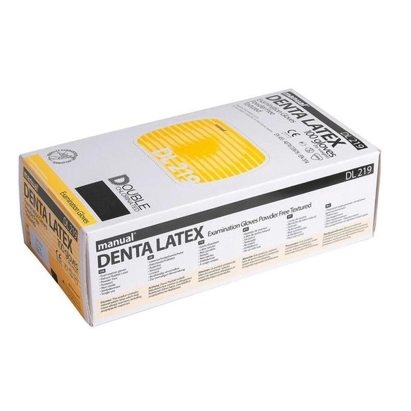Manual Перчатки медицинские смотровые Denta Latex, латексные ...