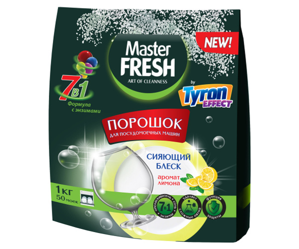 Порошок для посудомоечных машин Master Fresh 7 в 1 ПММ 1 кг - купить с ...