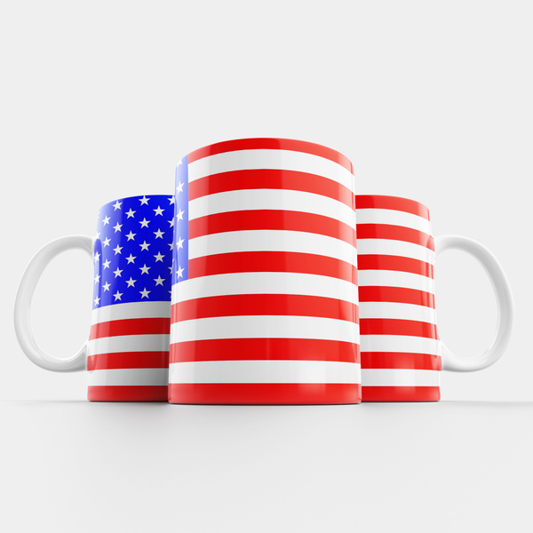 Кружка "Флаги стран (США)", 330 мл - купить по доступным ценам в ...