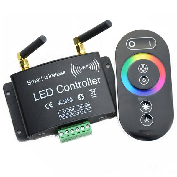 Wi-Fi контроллер для RGB светодиодной ленты с радио сенсорным пультом ...