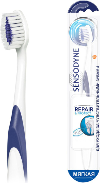 Зубная щетка Sensodyne Repair & Protect, для чувствительных зубов ...