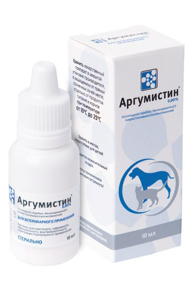 Капли для глаз собак и кошек Аргумистин, 10мл - купить с доставкой по ...
