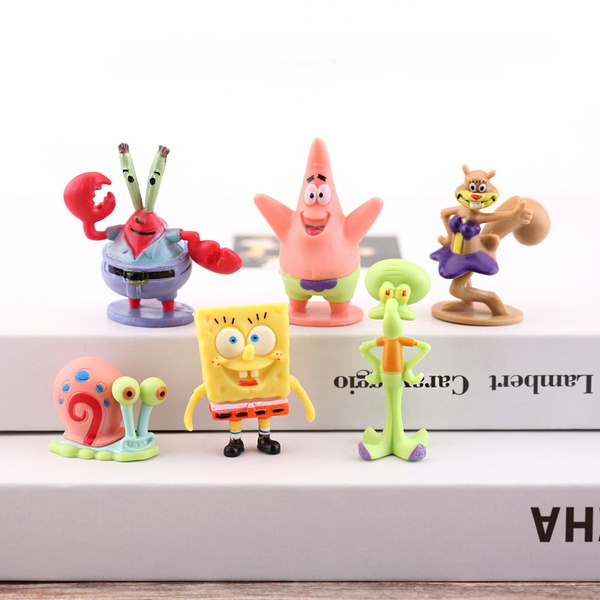 Аквариумный декор набор Миниатюрные фигурки Спанч Боб №6 - купить с ...