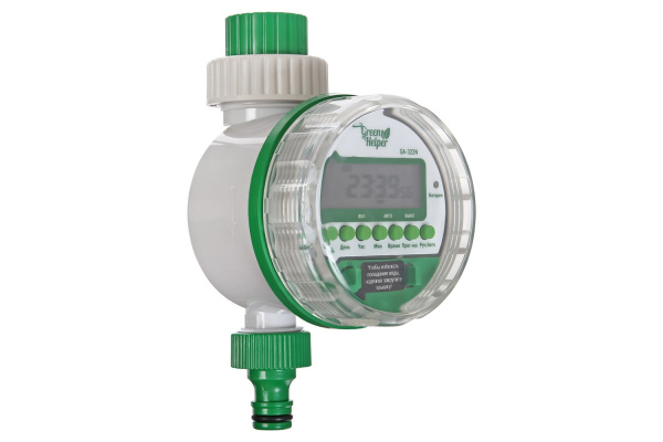 Таймер для капельного полива Green Helper GA-322N, тонкая настройка ...