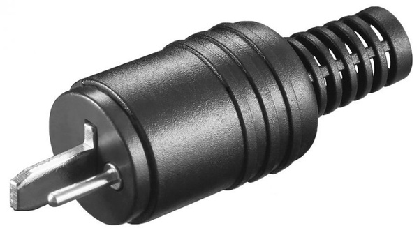 Разъем аудио "точка-тире" "шт" пластик на кабель, винт - купить с ...