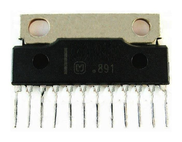 AN7135 (2x7,5W) sip-12p радиатор с 2 отверстиями микросхема купить на ...