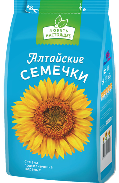 Характеристики Семечки подсолнечника жареные Алтайские семечки 300 гр ...