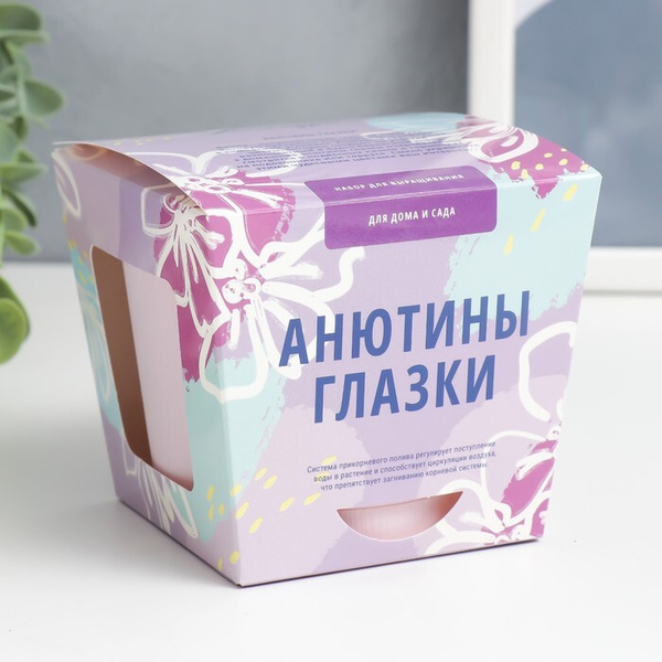 Набор для выращивания NONAME, Фиалка трехцветная (Анютины глазки ...