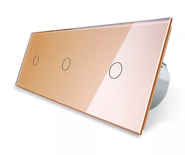 Характеристики Проходной трёхклавишный сенсорный выключатель Livolo на ...