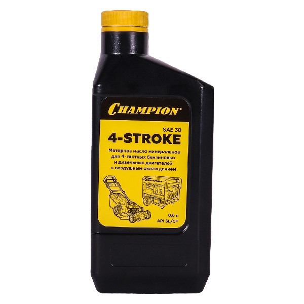 Масло для 4Т и дизельных двигателей минеральное CHAMPION SAE 30 API SL ...