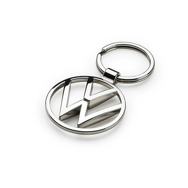 Брелок металлический цвет серебристый для VW - купить с доставкой по ...