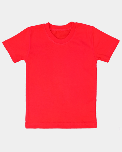 Футболка Детский Городок, размер 110, 104, цвет красный, 100% хлопок ...