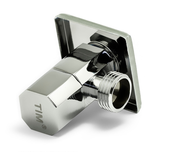Кран угловой 1/2"х1/2" (хром) TIM - купить по низкой цене в интернет ...
