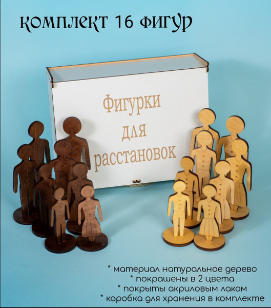 Фигурки для семейных расстановок по Хеллингеру, силуэты людей купить на ...