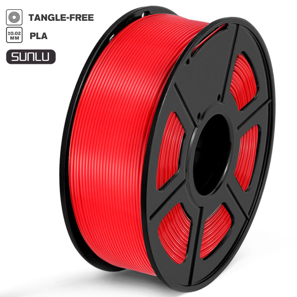 Пластик, Нить, Filament, Филамент для 3D-принтера SUNLU PLA Красный ...