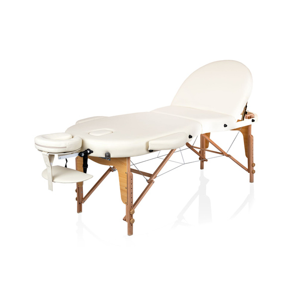 Массажный складной стол MIZOMED Premium oval 3, Your Stol, белая ...