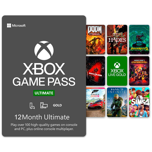 Xbox Game Pass Ultimate 12+2 месяца - карта активации купить по низкой ...