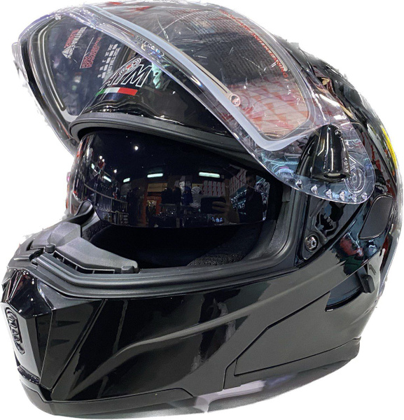 Шлем для снегохода AIM 906 Black Glossy S - купить с доставкой по ...