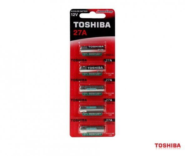 Батарейка элемент питания A27 Toshiba MN27-5BL Super Alkaline, 12B, (5 ...