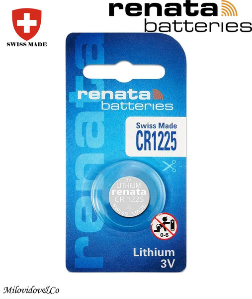 Батарейка Renata Lithium CR1225 3V - купить с доставкой по выгодным ...