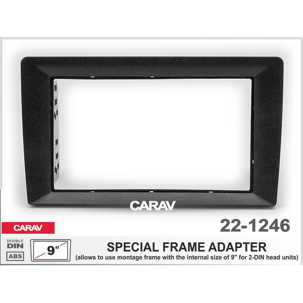 Переходная рамка 2-DIN - адаптер для 9" рамки CARAV 22-1246 2 DIN ...
