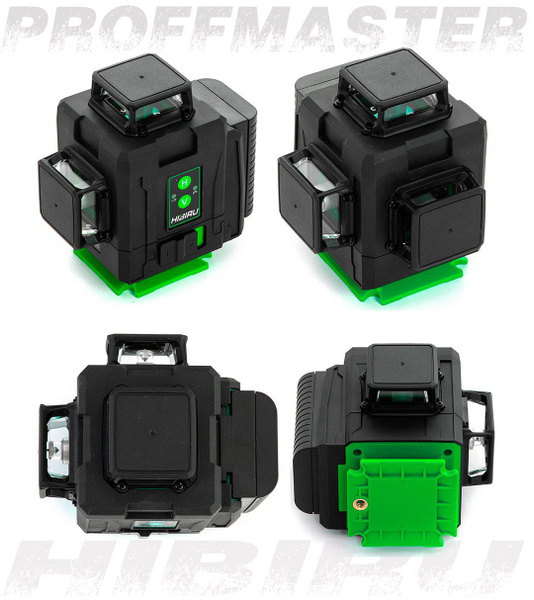 Купить Лазерный уровень 4D HIBIRU PROFFMASTER QP40 зеленый луч(нижний и ...