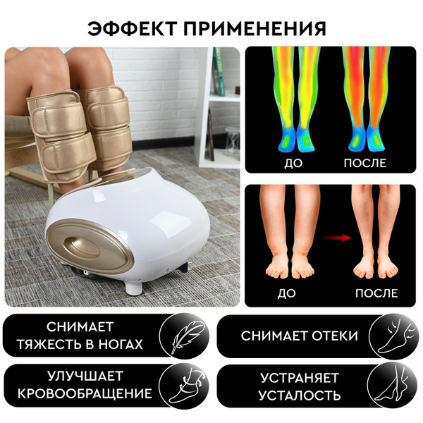 Характеристики PLANTA Массажер для ног с подогревом и компрессионными ...