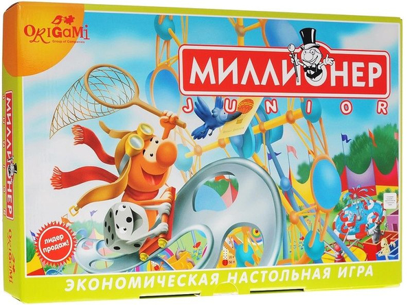 Развлекательная настольная игра / ФГ.Миллионер-юниор / игра ...
